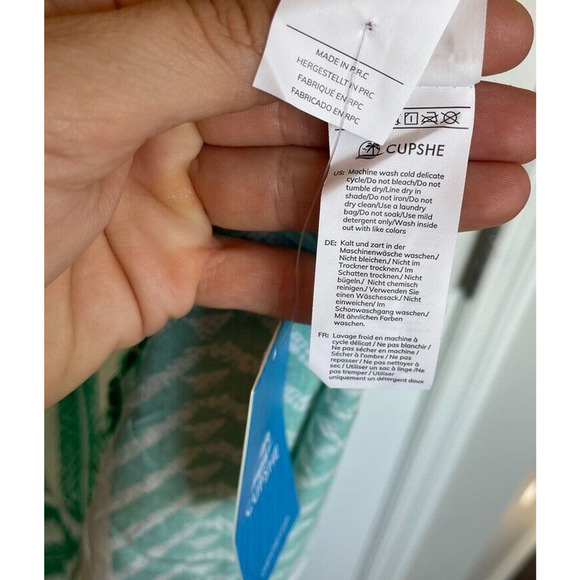 Cupshe Women’s Size Medium Sundress Swimsuit Coverup Tiered Beach - Picture 6 of 10